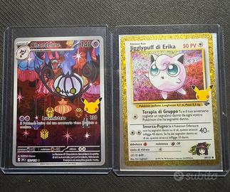 Jigglytuff di Erika e Chandelure AR 30Anniversario