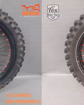 COPPIA RUOTE HONDA CR CRF 21-19 FINO 2012 nere