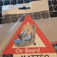 Adesivo bambino a bordo