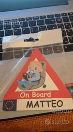 Adesivo bambino a bordo