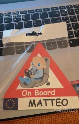 Adesivo bambino a bordo