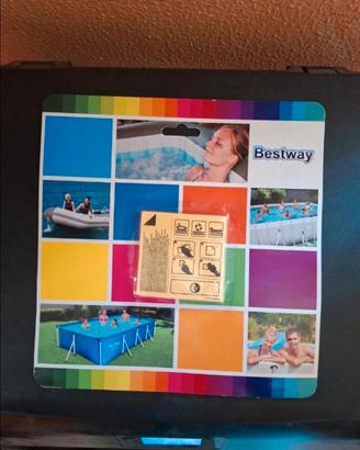 10 toppe Bestway riparazione adesiva resistente 