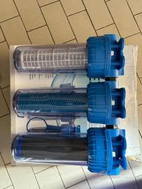 AQUASKUDO Filtro Acqua Rubinetto tre Stadi 3/4