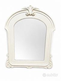 Specchio classico francese Bianco Platino