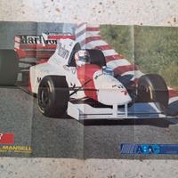 Poster Gigante MCLaren MP 4/10 Nigel Mansel