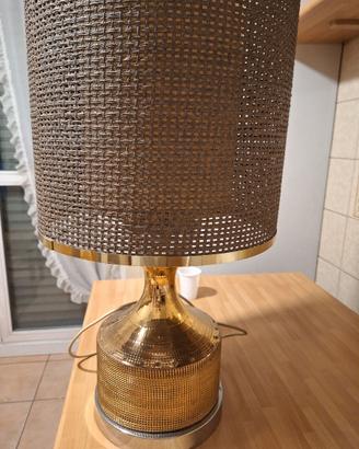 Lampada da sala/st vintage con 3 gradi di illumin.