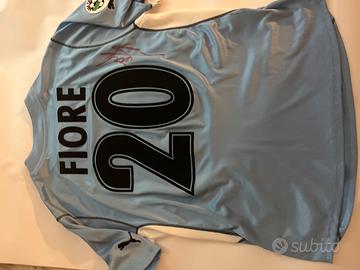 Maglia della lazio di fiore ufficiale autografata