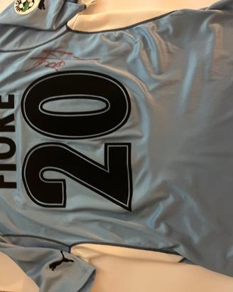 Maglia della lazio di fiore ufficiale autografata