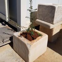 Pilozza rustica forma quadrata in Pietra Leccese