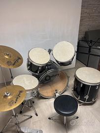 Batteria century nera completa