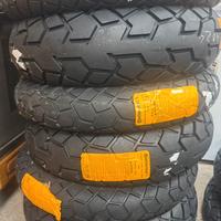 coppia pneumatici moto continental tkc70