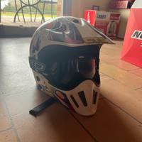 casco CTS da motocross con visiera aggiunta