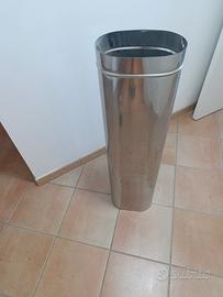 Canna fumaria ovale 27x17x1000 inox.