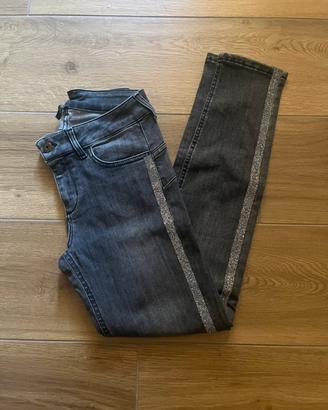 Pantaloni grigi con brillantini Liu Jo da donna