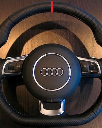 Volante pelle OEM Audi R8 5.2 V10 + palette a led