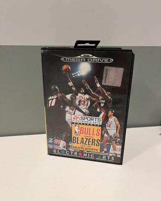 Bulls vs Blazers nba - sega mega drive