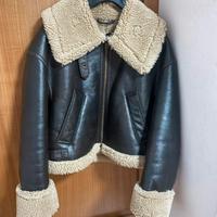 Giacca Aviatore in Ecopelle/Montone Sintetico