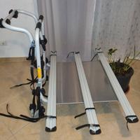 Portabici posteriore Alluminio 3 posti