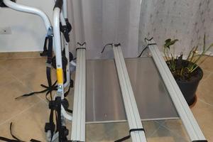 Portabici posteriore Alluminio 3 posti