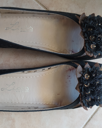 Ballerine aperte davanti donna