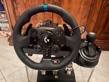 Logitech G923 TRUEFORCE+Pedaliera+Shifter(PS5,PS4)