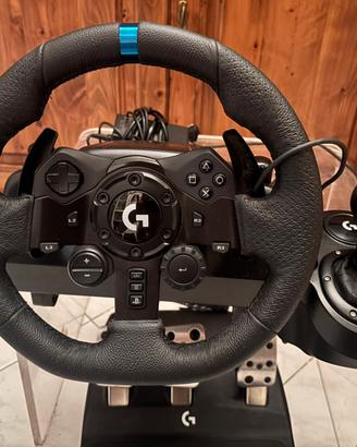 Logitech G923 TRUEFORCE+Pedaliera+Shifter(PS5,PS4)