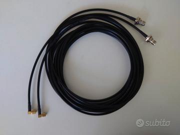 Cavi coassiali SMA M - TNC F da 4.5 metri RG58