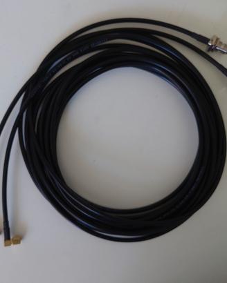 2x Cavi coassiali SMA M - TNC F da 4.5 metri RG58