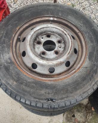 Cerchi in acciaio Fiat Ducato 2 serie + gomme