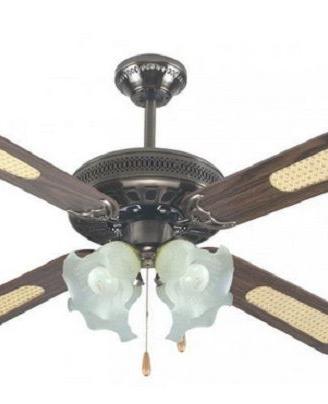 Ventilatore da soffitto con 4 luci mod Contry