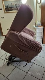 Poltrona reclinabile in varie posizioni elettrica