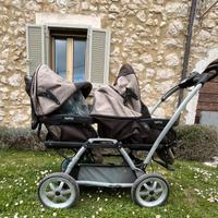 Passeggino gemellare peg perego