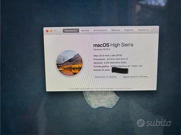 Imac 2013 schermo 21