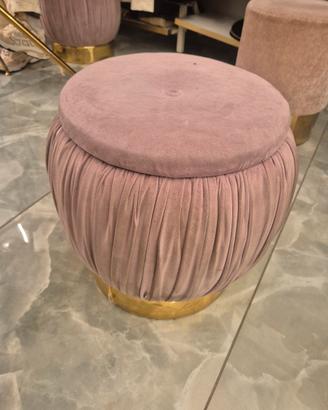 pouf in velluto