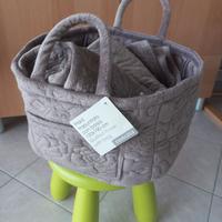 Plaid trapuntato con borsa Coincasa - NUOVO