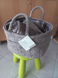 Plaid trapuntato con borsa Coincasa - NUOVO