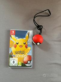 pokemon let’s go pikachu!+pokeball