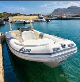 Gommone ALSON 750 – Tubolari e tappezzeria rifatti