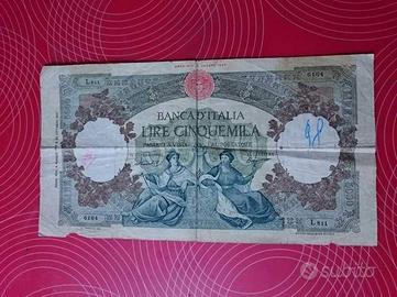 5000 lire repubbliche marinare medusa bi 4/5/1959