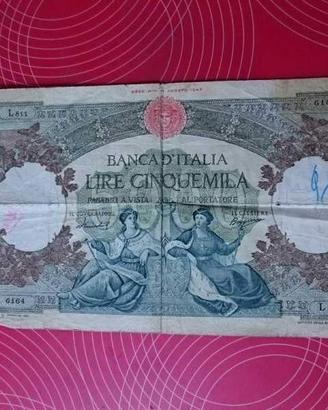 5000 lire repubbliche marinare medusa bi 4/5/1959