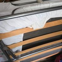 rete pieghevole a doghe con materasso