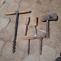 Antichi atrezzi da falegname