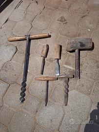 Antichi atrezzi da falegname