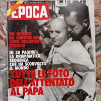 Rivista Epoca 1981 - Attentato al Papa