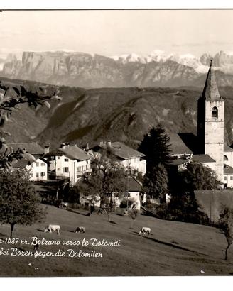 Cartolina San Genisio Atesino Anni 50
