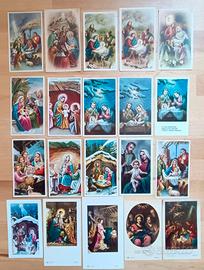 Lotto 25 Immaginette Sacre EB - Natività