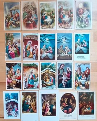 Lotto 25 Immaginette Sacre EB - Natività