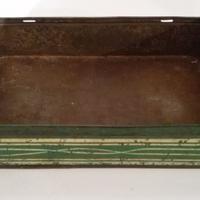 Scatola in metallo 30x18 cm vintage