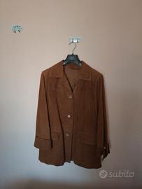 Giacca scamosciata in pelle Vintage 