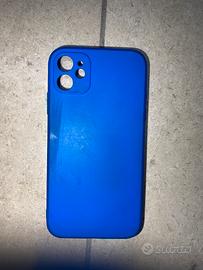 Cover iPhone 11 macchiata blu